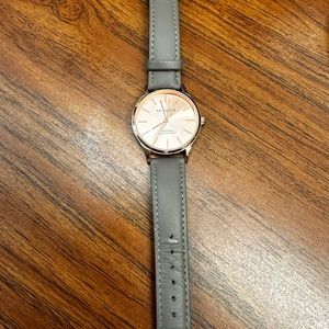 Rose gold and grey Monroe watch